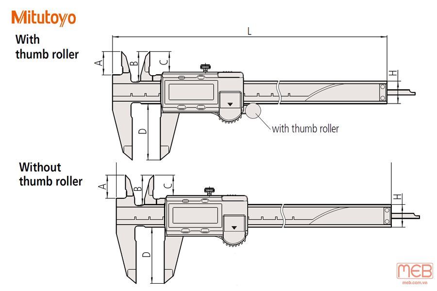 Thước cặp điện tử ABSOLUTE Encoder series 500 Mitutoyo